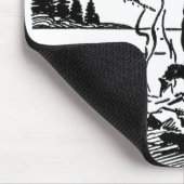 Tapis De Souris Camping Retro (Coin)