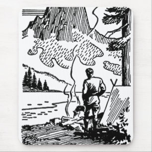 Tapis De Souris Camping Retro
