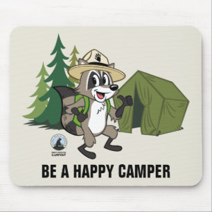 Tapis De Souris Campout américain de Rick   de garde forestière