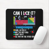 Tapis De Souris Can I Lick It Periodic Table Funny Science Chemist (Avec souris)