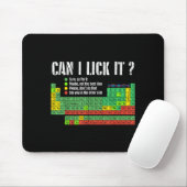 Tapis De Souris Can I Lick It Periodic Table Funny Science Teacher (Avec souris)