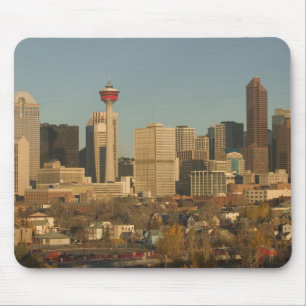 Tapis De Souris Canada, Alberta, Calgary : Skyline de la ville vue