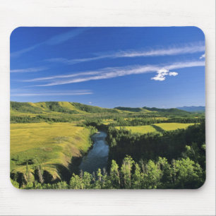 Tapis De Souris Canada, Alberta, La rivière Highwood le long de