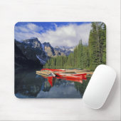 Tapis De Souris Canada, Alberta, Moraine Lake. Le verre (Avec souris)