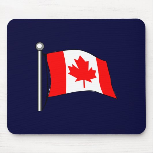 Tapis De Souris Canada : Drapeau du Canada mousepad (Devant)