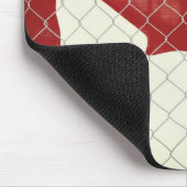 Tapis De Souris Canada Flag. Chain Link Fence. Rustic. C'est cool. (Coin)