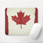 Tapis De Souris Canada Flag. Chain Link Fence. Rustic. C'est cool. (Avec souris)