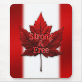 Tapis De Souris Canada Mousepad Red Canada Maple Leaf Mousepad (Devant)