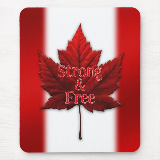 Tapis De Souris Canada Mousepad Red Canada Maple Leaf Mousepad (Devant)