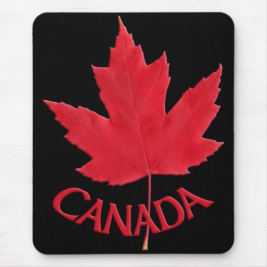 Tapis De Souris Canada Mousepad Red Canada Maple Leaf Mousepad (Devant)