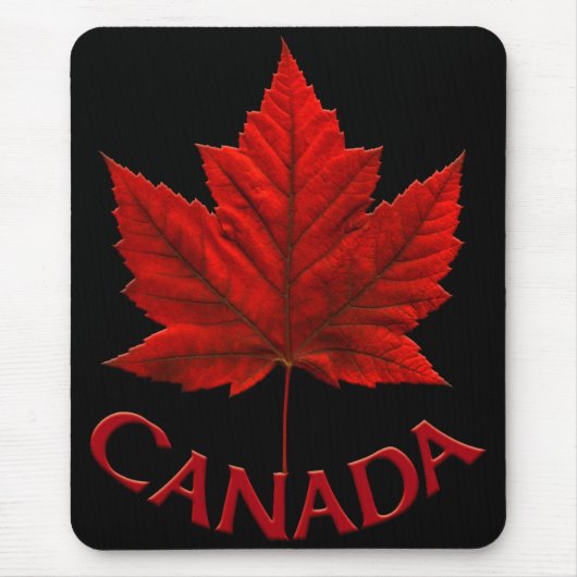 Tapis De Souris Canada Mousepad Red Canada Maple Leaf Mousepad (Devant)