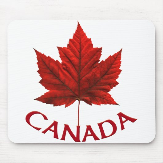 Tapis De Souris Canada Mousepad Red Canada Maple Leaf Mousepad (Devant)