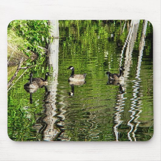 Tapis De Souris (Canada) Oie verte (Devant)