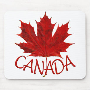 Tapis de souris Canada Rouge Tapis de souris Feuil