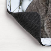 Tapis De Souris Canadien Lynx dans la neige (Coin)
