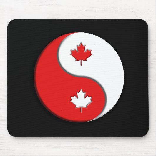 Tapis De Souris Canadien YinYang (Devant)