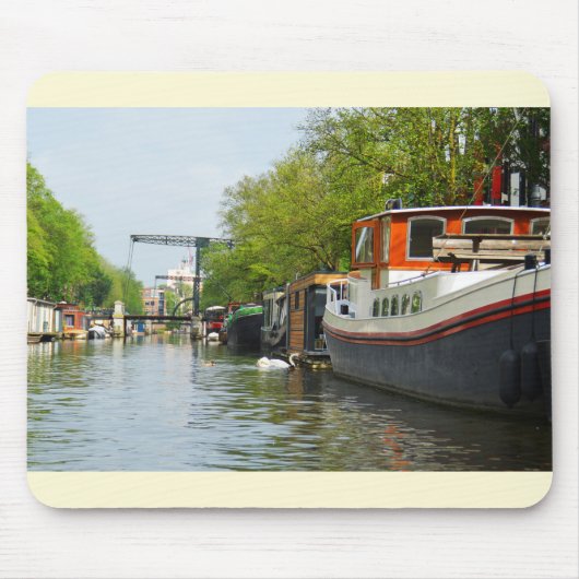 Tapis De Souris Canal à Amsterdam (Devant)
