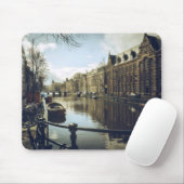 Tapis De Souris Canal d'Amsterdam (Avec souris)