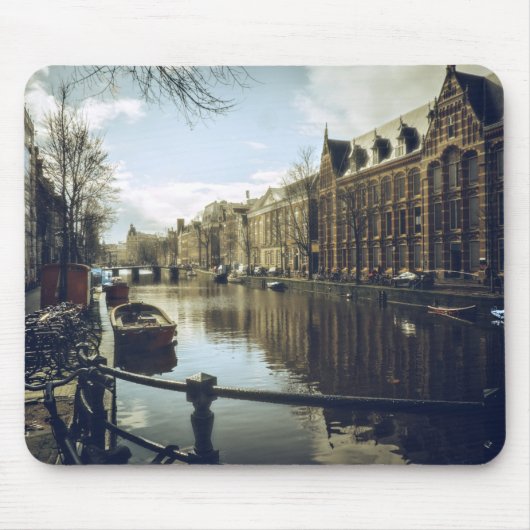 Tapis De Souris Canal d'Amsterdam (Devant)