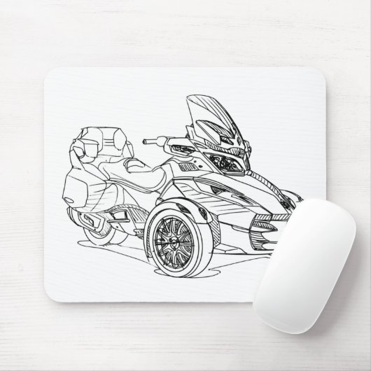 Tapis De Souris CanAm Spyder RT 2013 (Avec souris)