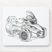 Tapis De Souris CanAm Spyder RT 2013 (Devant)