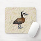 Tapis De Souris Canard à sifflement à visage blanc (Avec souris)