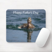 Tapis De Souris Canard avec bec ouvert (Avec souris)