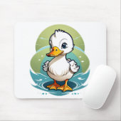 Tapis De Souris canard blanc (Avec souris)
