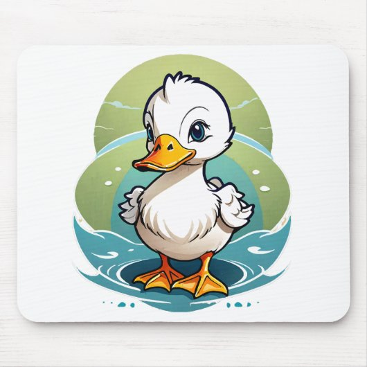 Tapis De Souris canard blanc (Devant)