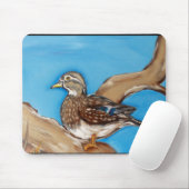 TAPIS DE SOURIS CANARD BOISÉ (Avec souris)