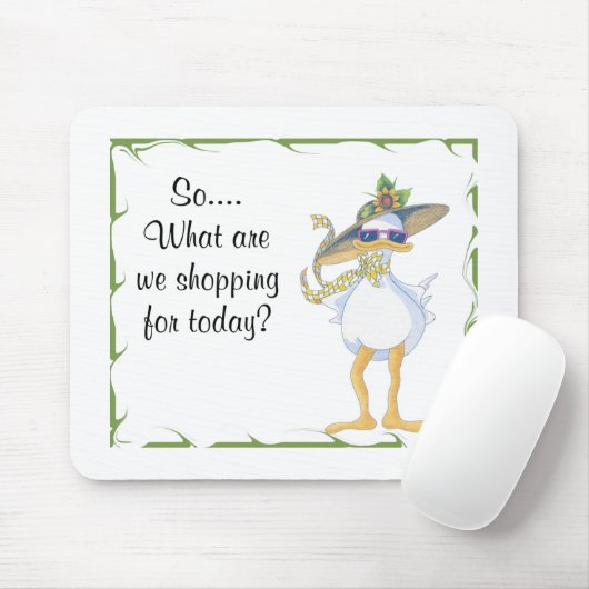 Tapis De Souris Canard d'achats (Avec souris)