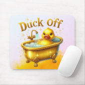 Tapis De Souris Canard de bain drôle (Avec souris)