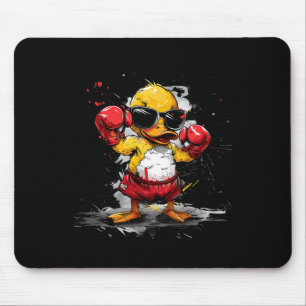 Tapis De Souris Canard en caoutchouc de boxe Gants de boxe Kickbox