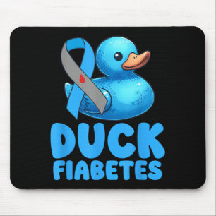 Tapis De Souris Canard en caoutchouc drôle de sensibilisation au d
