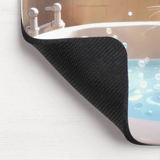 Tapis De Souris Canard en caoutchouc et souris dans le bain (Coin)