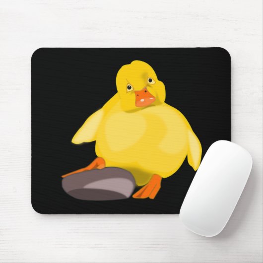 Tapis De Souris Canard jaune mignon (Avec souris)