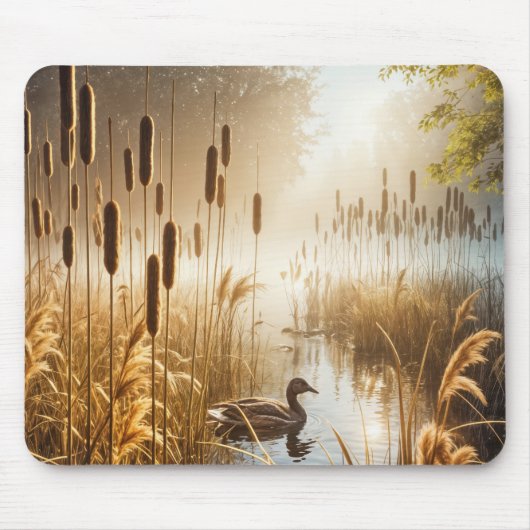Tapis De Souris Canard Solitaire Dans Le Moulin D'Or (Devant)