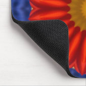 Tapis De Souris Canard sur fond bleu avec jaune (Coin)