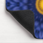 Tapis De Souris Canard sur fond bleu avec jaune (Coin)