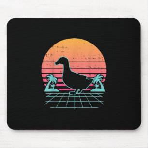 Tapis De Souris Canard Vaporwave Aestic 80s Ferme Animal Fermier C