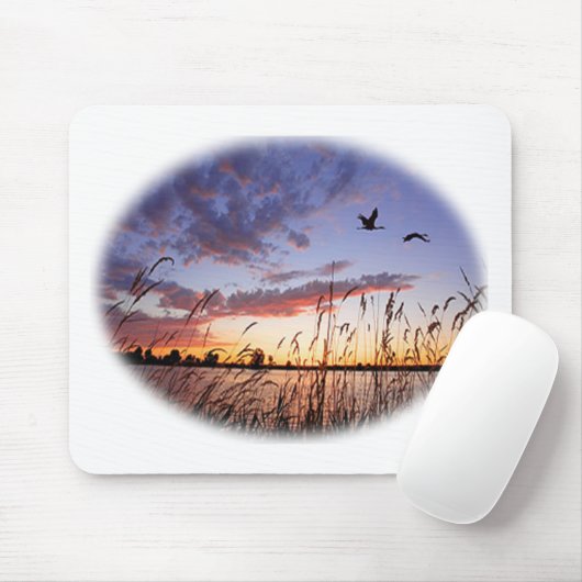 Tapis De Souris Canards à la chasse d'Aube-Canard (Avec souris)