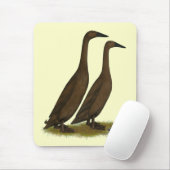 Tapis De Souris Canards coureurs de chocolat (Avec souris)