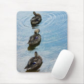 Tapis De Souris Canards dans une rangée (Avec souris)