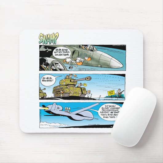 Tapis De Souris Canards de marais salissant avec les militaires (Avec souris)
