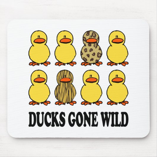 Tapis De Souris Canards Devenus Sauvages (Devant)
