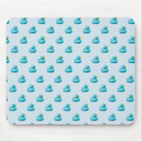 Canards en caoutchouc bleu personnalisables par st