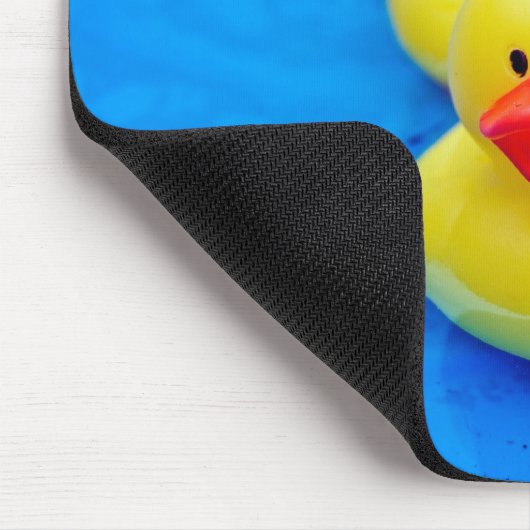 Tapis De Souris canards en caoutchouc jaune dans la piscine (Coin)