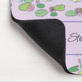 Tapis De Souris Canards et Nénuphar Lavender Mousepad personnalisé (Coin)