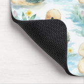 Tapis De Souris Canards Jaunes Bleus Mignons (Coin)
