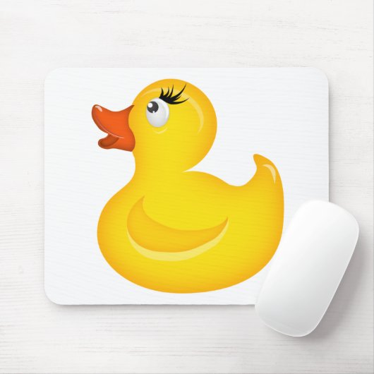 Tapis De Souris Canards jaunes en caoutchouc (Avec souris)